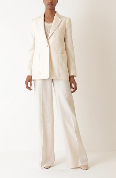 【関税込み】max mara 'Boemia' blazer MAX MARA Boemia linen-twill blazer | NET-A-PORTER