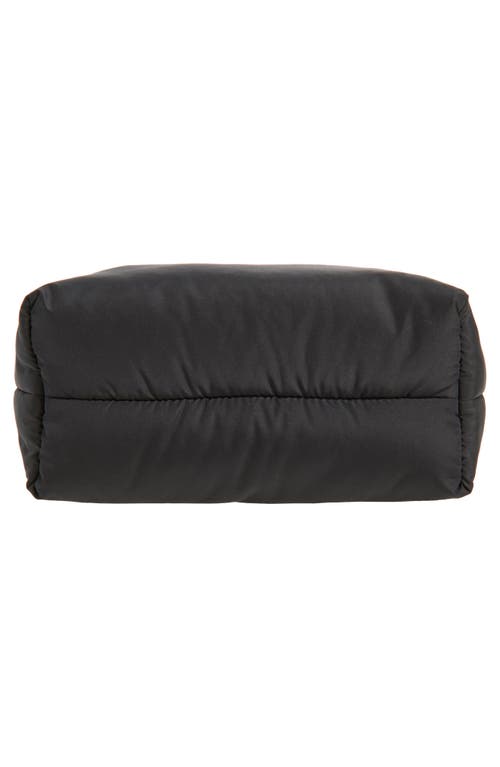 Marni East/west Puffer Tote In Black