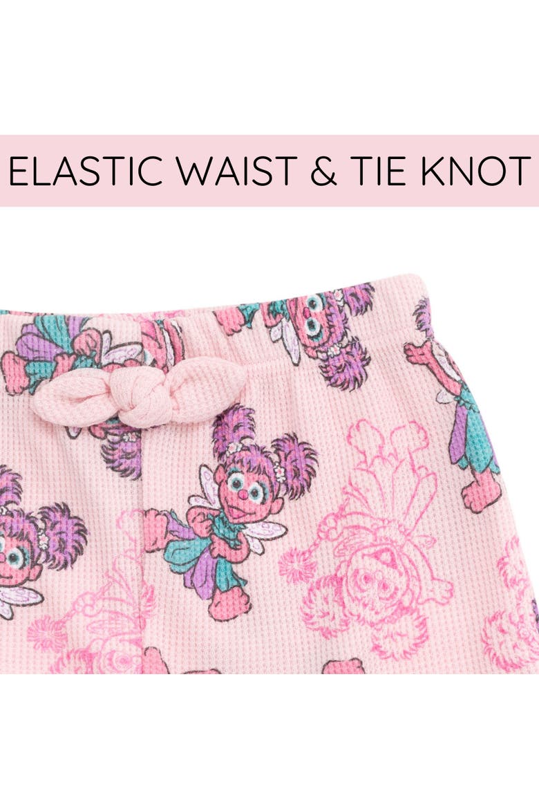 Abby Cadabby Girls' T-Shirt and Waffle Shorts Set, Alternate, color, Abby Cadabby Pink