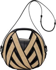 PERRIN PARIS Le Petit Panier Xbody Raphia