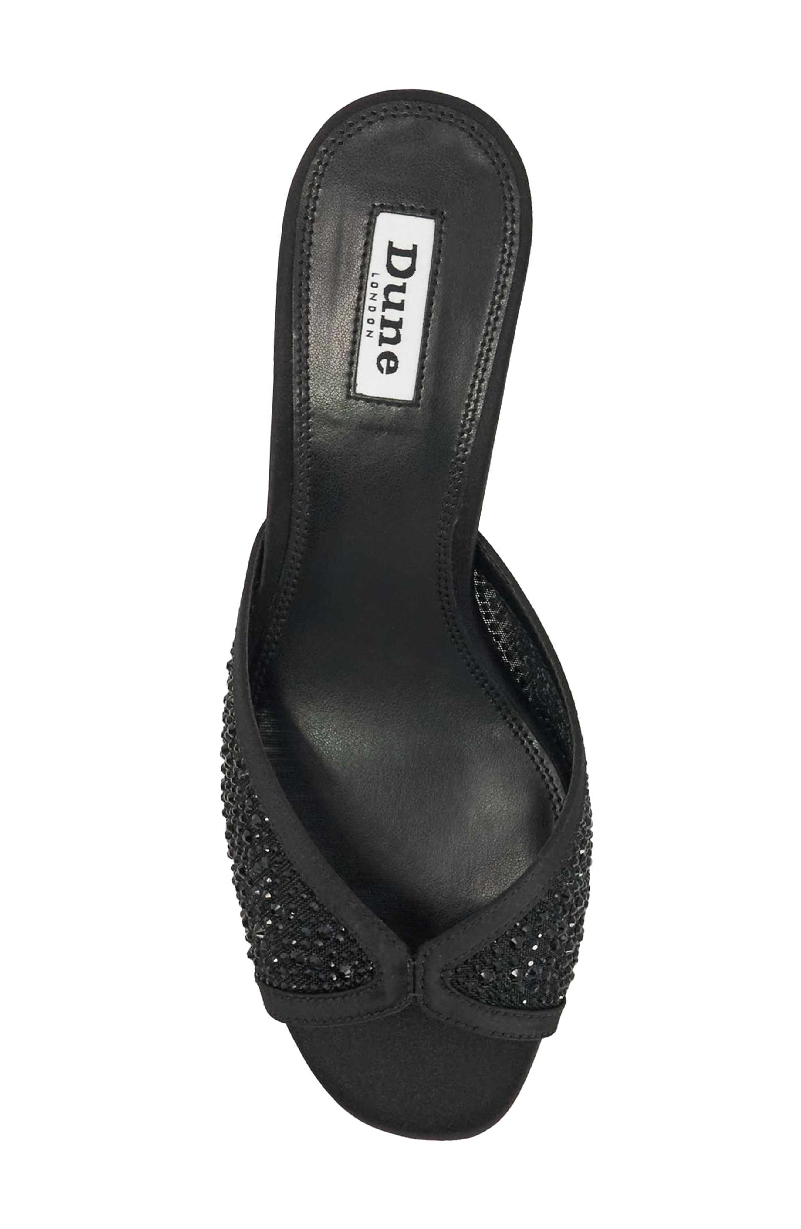 Dune London Milo Sandal, Alternate, color, Black