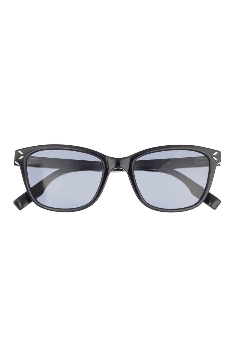 51mm Cat Eye Sunglasses, Main, color, BLACK BLACK GREY