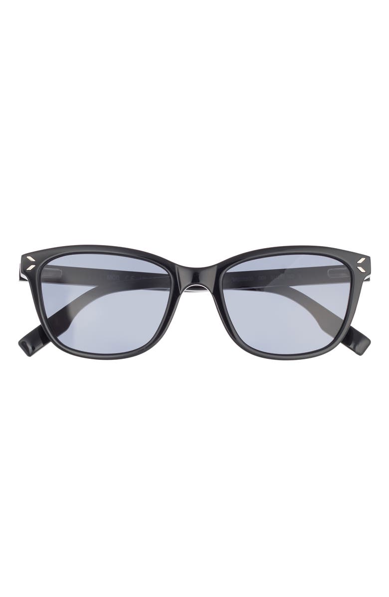 MCQ 51mm Cat Eye Sunglasses, Main, color, Black Black Grey