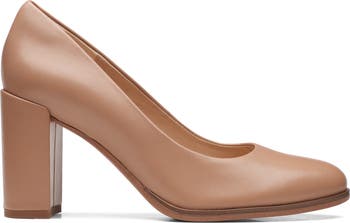 Clarks Freva85 Pump Donna In Pelle - Scarpe Eleganti E Comode Con Suola In Gomma - Foto 6