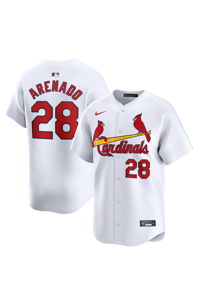 Nike Men's Nike Nolan Arenado White St. Louis Cardinals Home Limited Player Jersey, Main, color, White