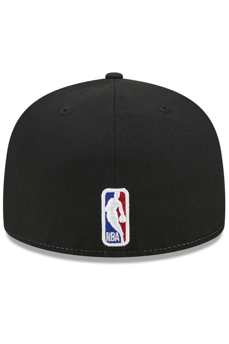 Men's New Era  Black Los Angeles Lakers 2022/23 City Edition Official 59FIFTY Fitted Hat, Alternate, color, Black