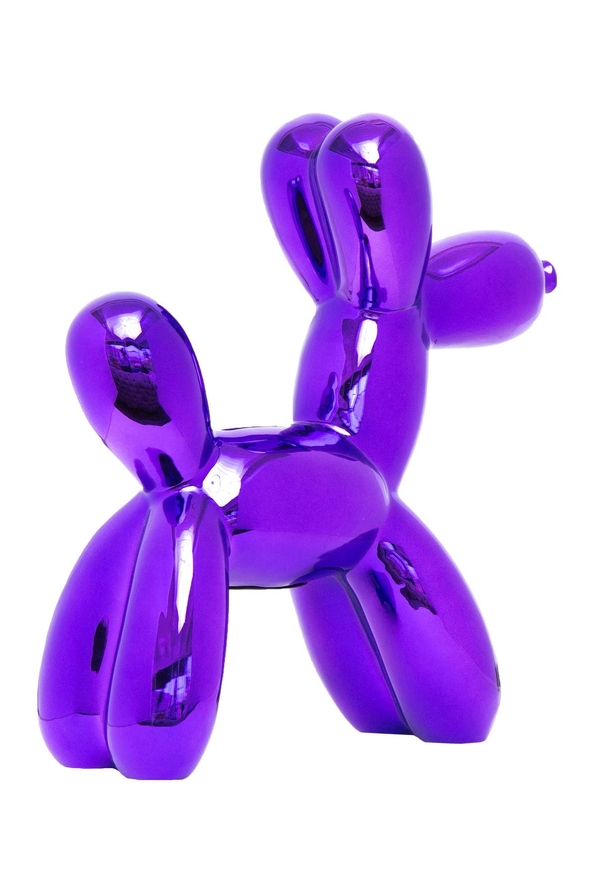 INTERIOR ILLUSIONS Purple Balloon Dog Bank