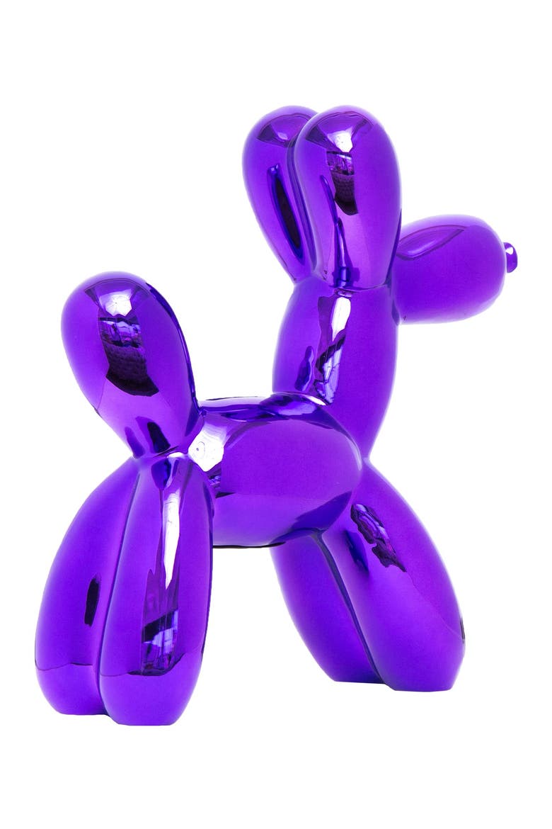 Purple Balloon Dog Bank, Main, color, PURPLE