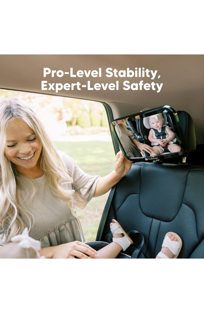 KeaBabies Baby Car Seat Mirror, Alternate, color, Sleek Black