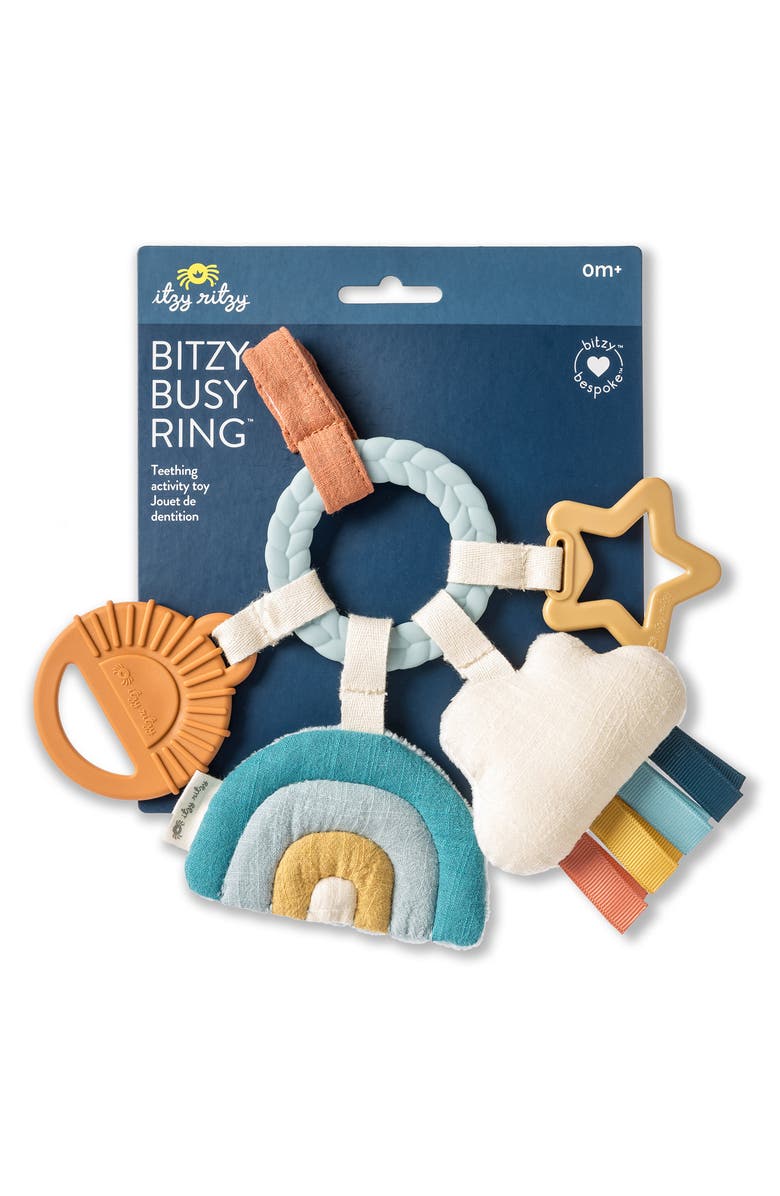 Itzy Ritzy Kids' Busy Ring Cloud, Alternate, color, Blue