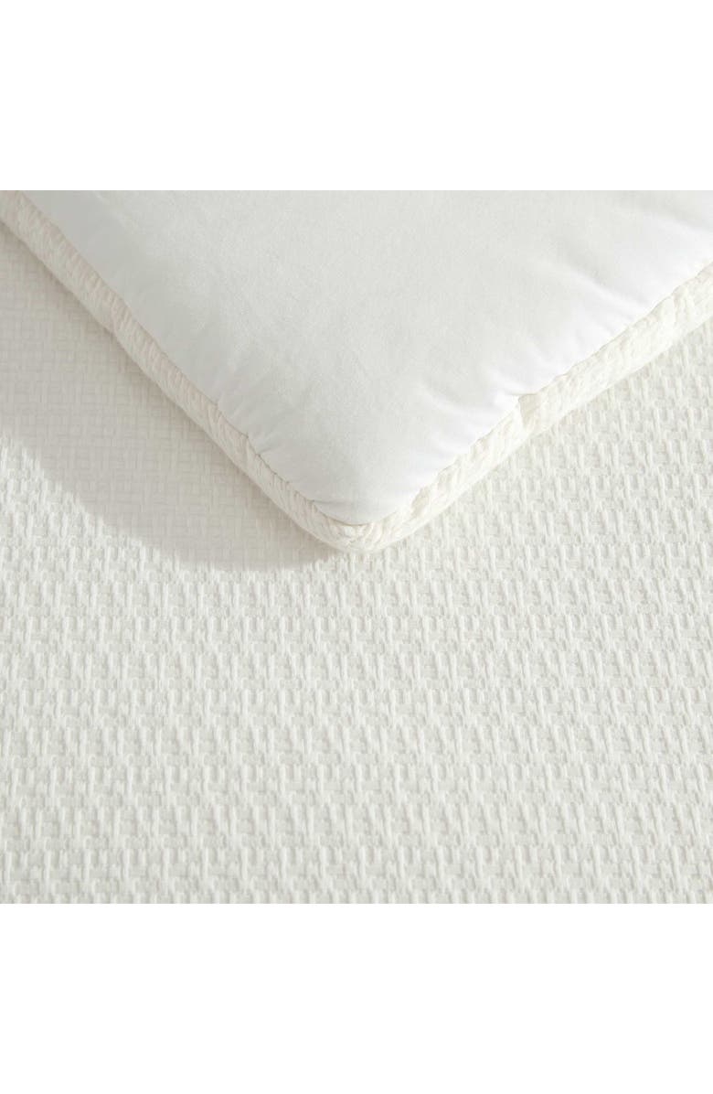 Vera Wang Threaded Basketweave Comforter & Shams Set, Alternate, color, White