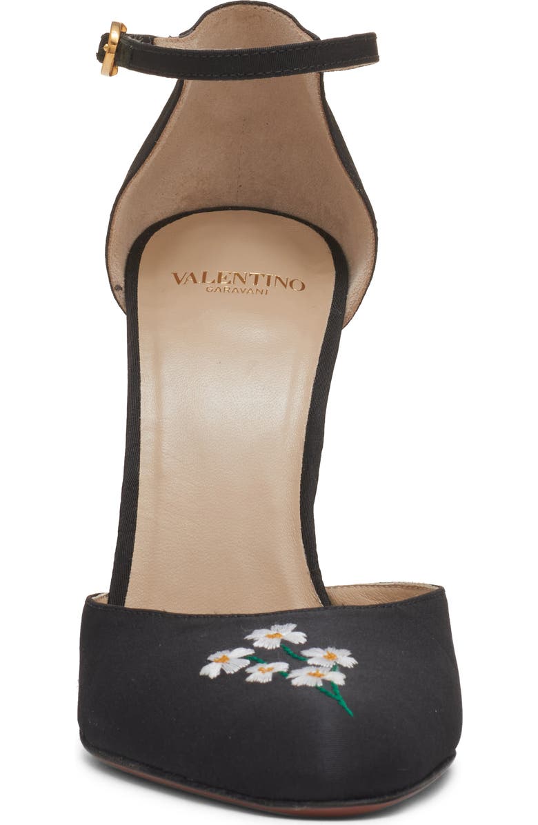 Valentino Garavani Hi Dolly Ankle Strap Pump, Alternate, color, Black