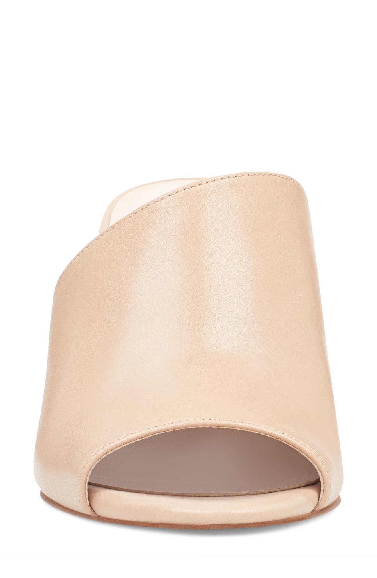 Janissah Wedge, Alternate, color, LIGHT NATURAL LEATHER