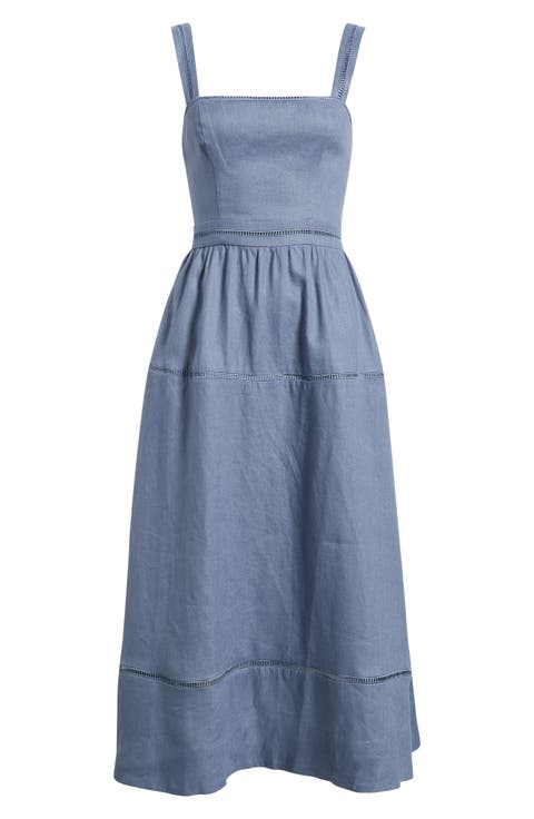 Everett Linen Midi Sundress