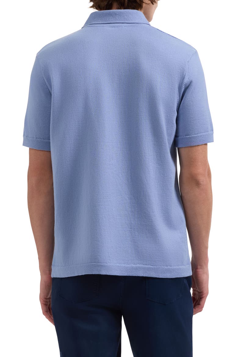 Short Sleeve Cardigan, Alternate, color, AIR BLUE