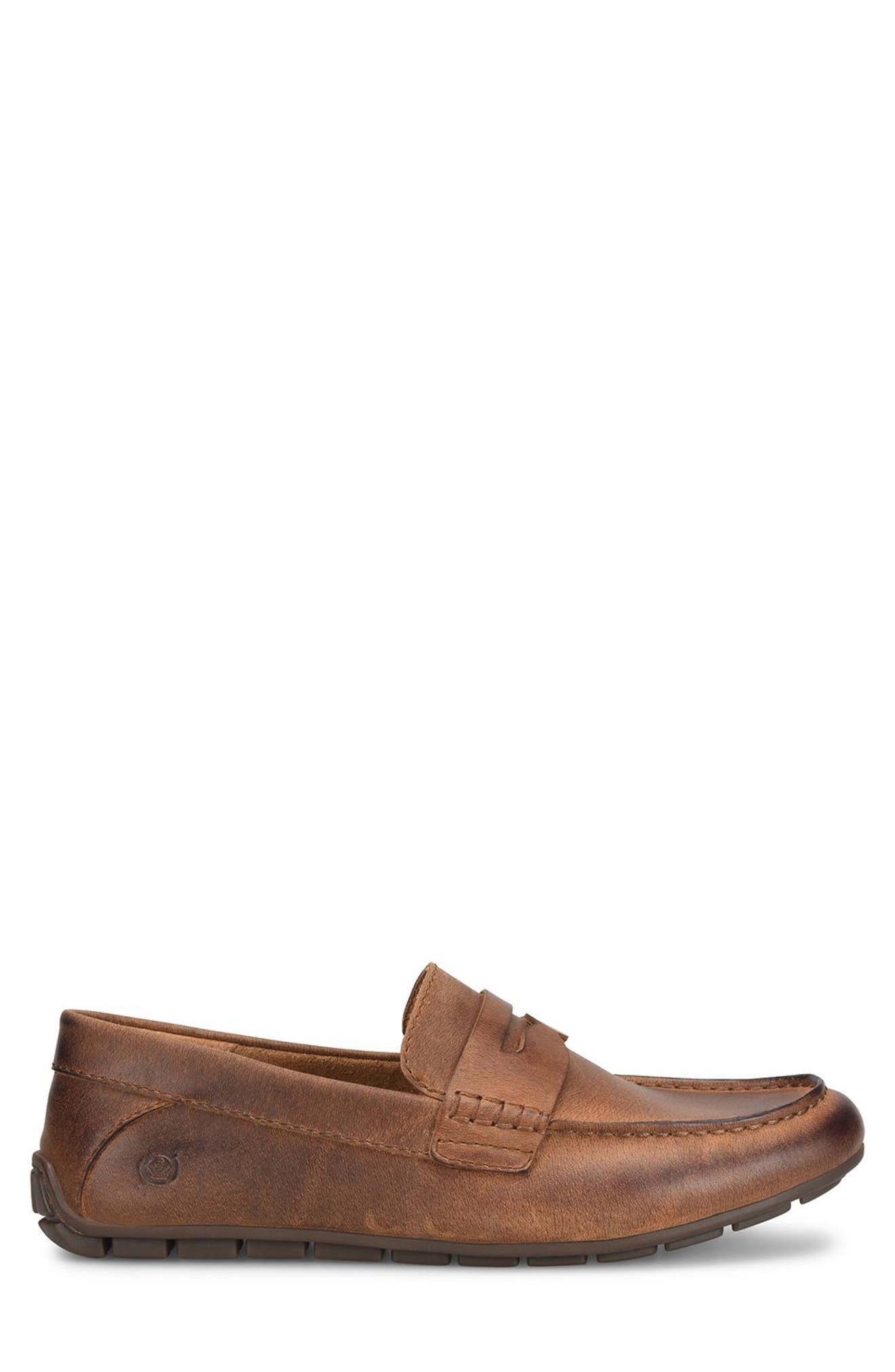 Børn Liam Penny Loafer, Alternate, color, Rust Leather