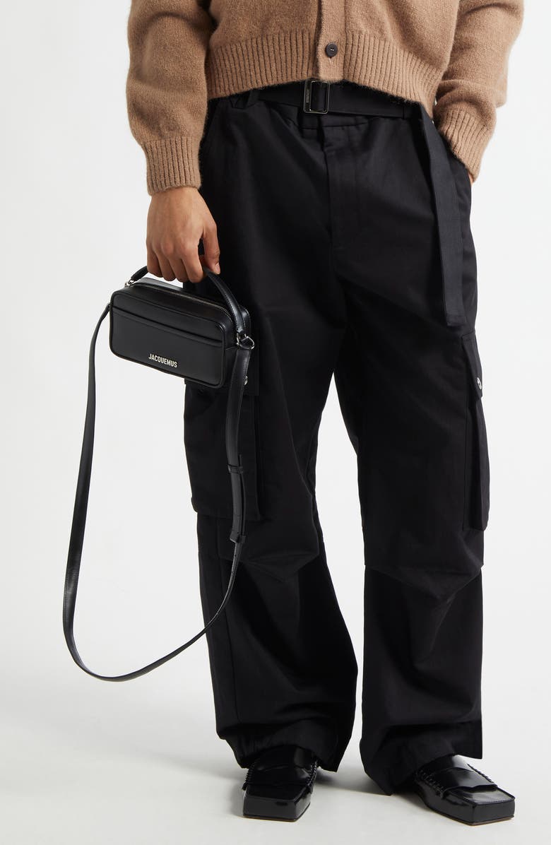 Jacquemus Le Baneto Leather Camera Bag, Alternate, color,