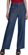 DKNY Wide Leg Ankle Jeans
