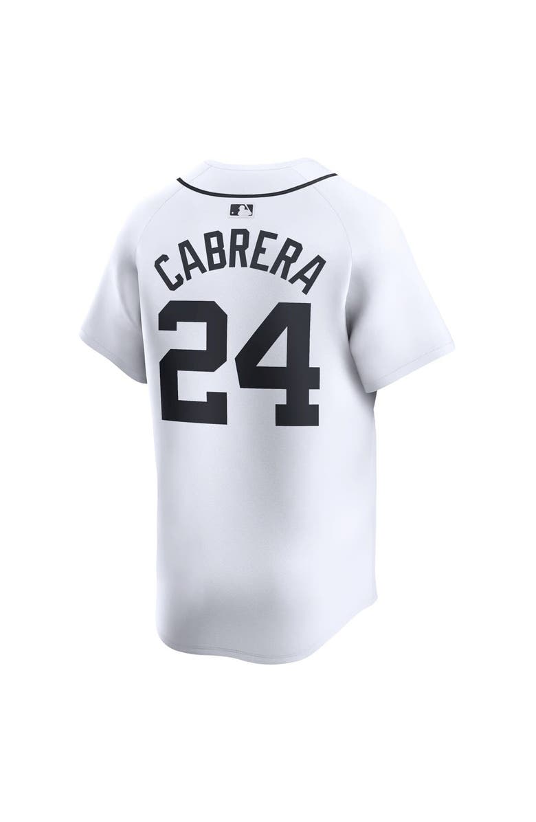 Nike Men's Nike Miguel Cabrera White Detroit Tigers Home Limited Player Jersey, Alternate, color, 