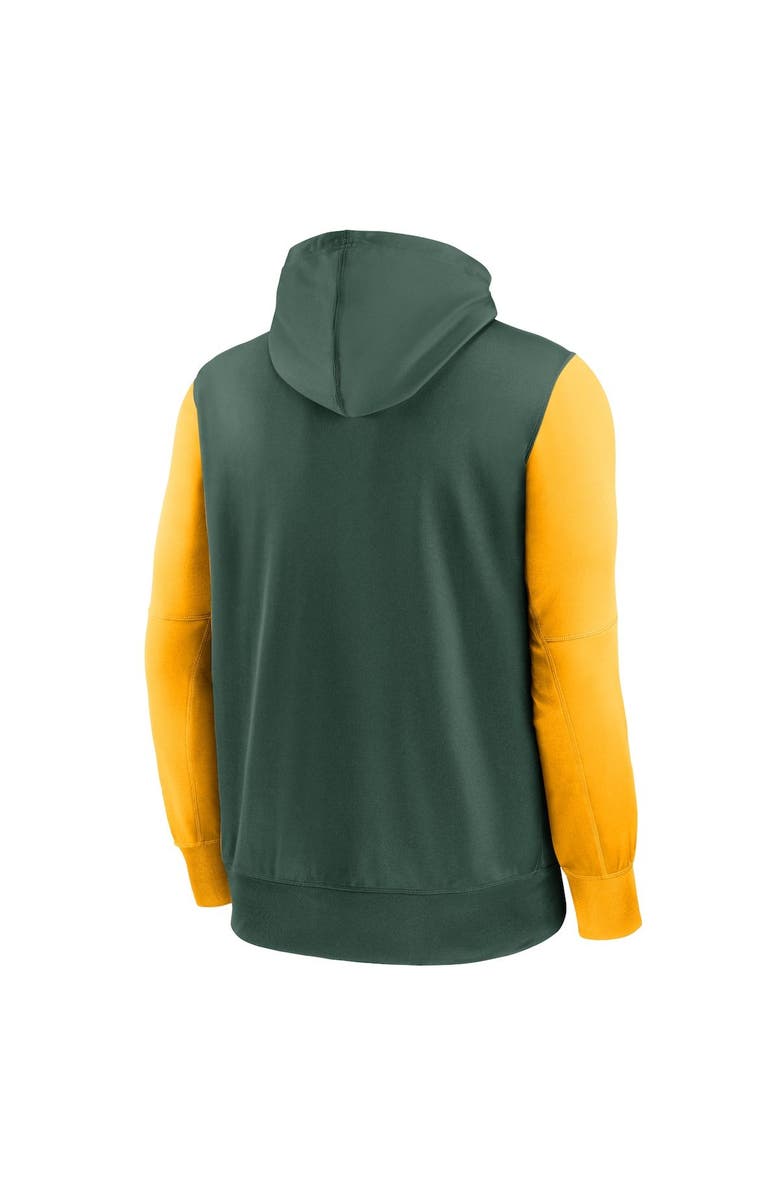 Nike Men's Nike  Green Green Bay Packers Performance Full-Zip Hoodie, Alternate, color, 