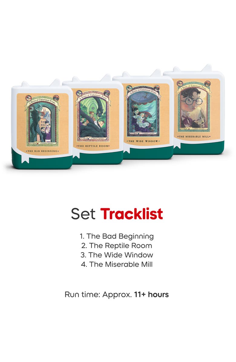 tonies Series of Unfortunate Events Set of 4 Audiobook Bundle, Alternate, color, Multi