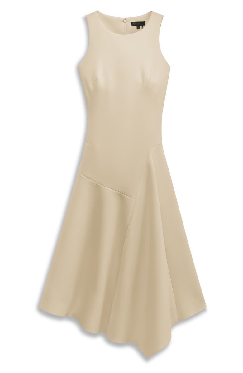 Donna Karan New York Asymmetric Sleeveless Fit & Flare Dress, Main, color,