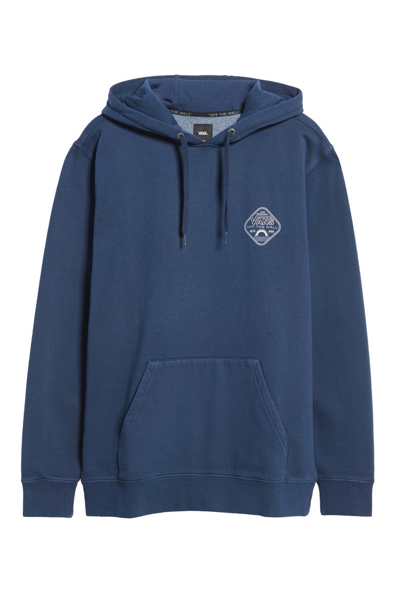 True Rise Logo Graphic Hoodie, Alternate, color, DRESS BLUES