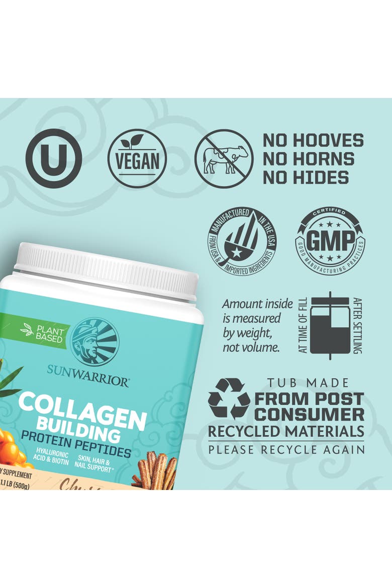 Collagen Building Protein Peptides Powder, Churro, 500gm, Alternate, color, No Color