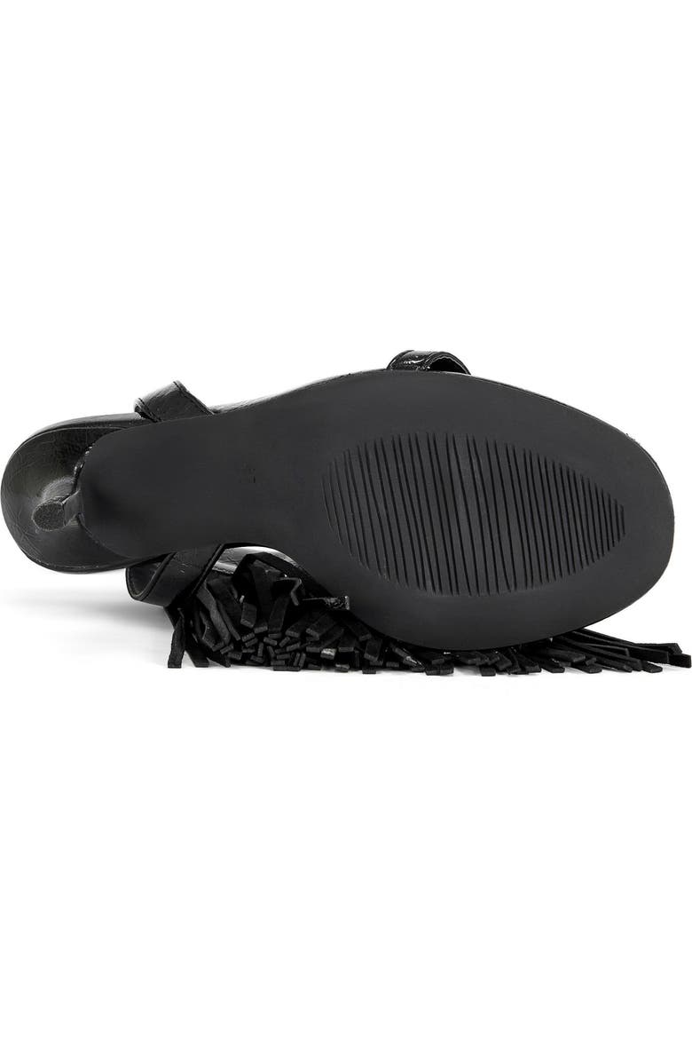 AZALEA WANG Antique Stiletto Sandal, Alternate, color, Black