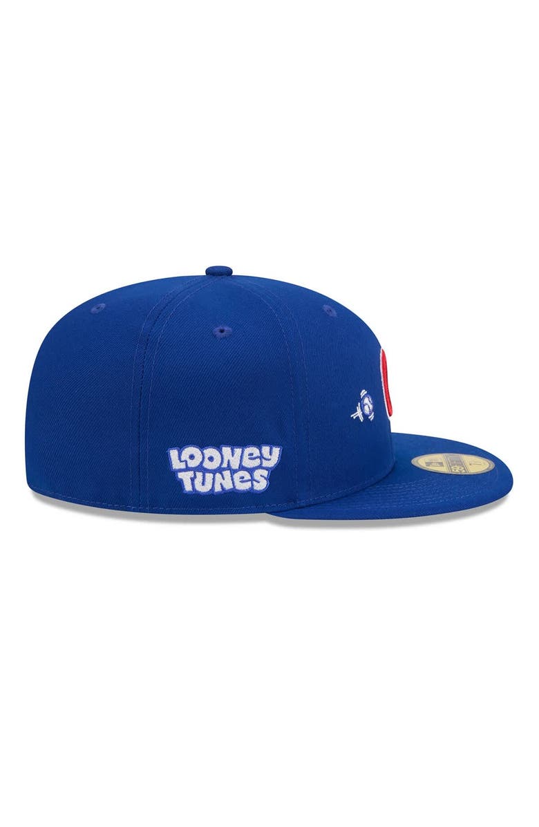 New Era Men's New Era Royal Chicago Cubs Looney Tunes Bugs Bunny 59FIFTY Fitted Hat, Alternate, color, Royal