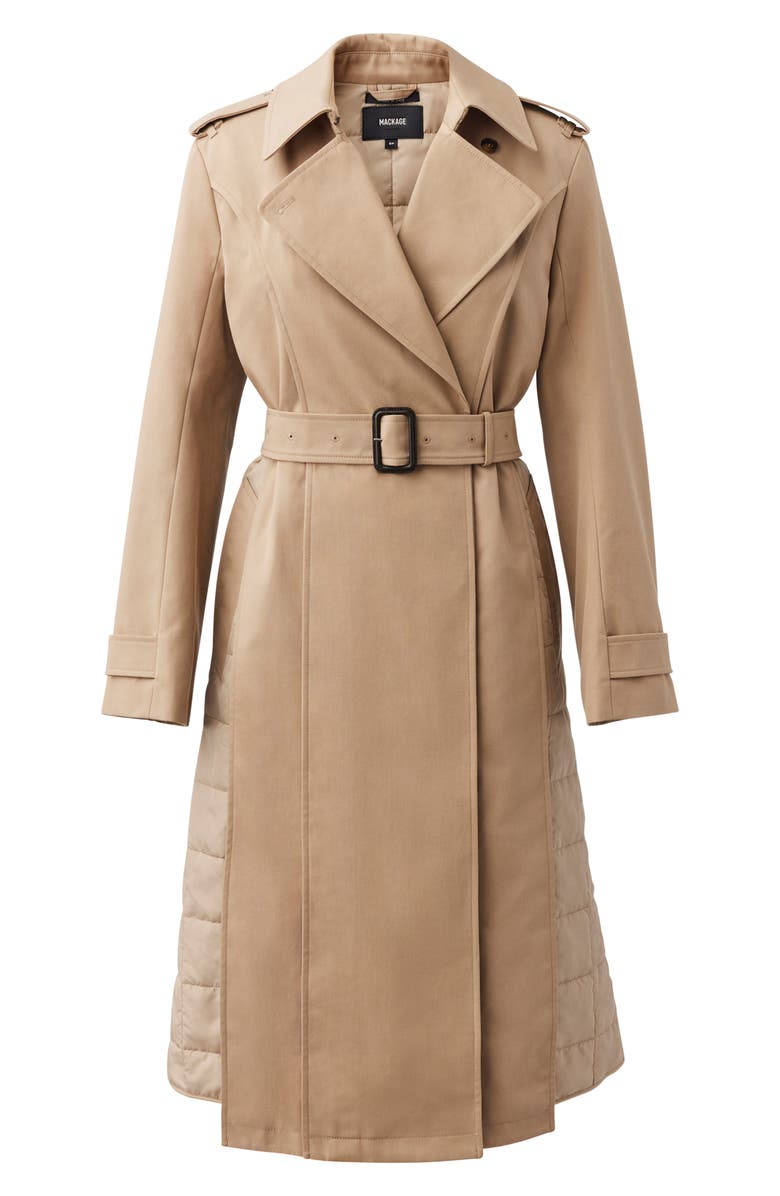 Mackage Astrid Insulated Trench Coat, Alternate, color,