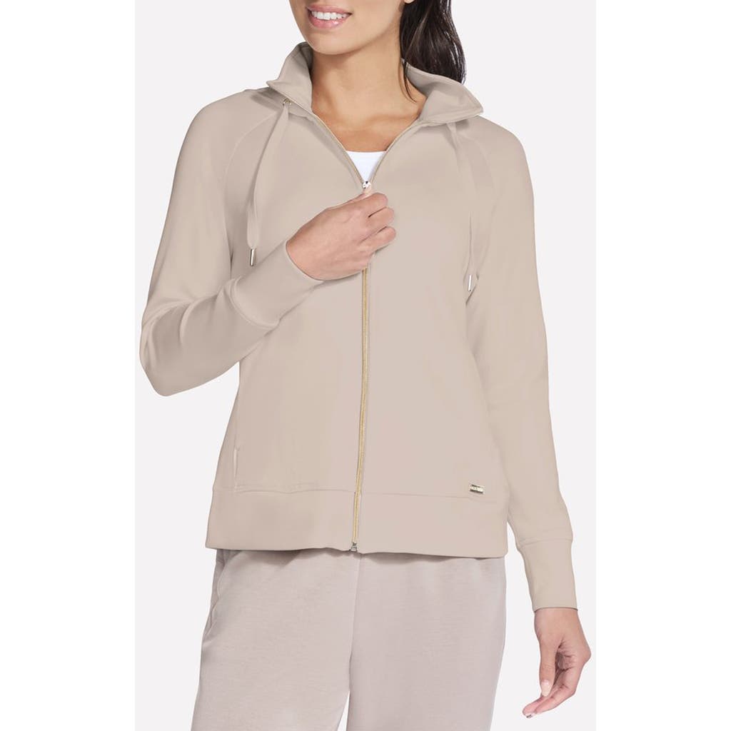 Skechers Skechluxe Elevate™ Full Zip Hoodie In Neutral