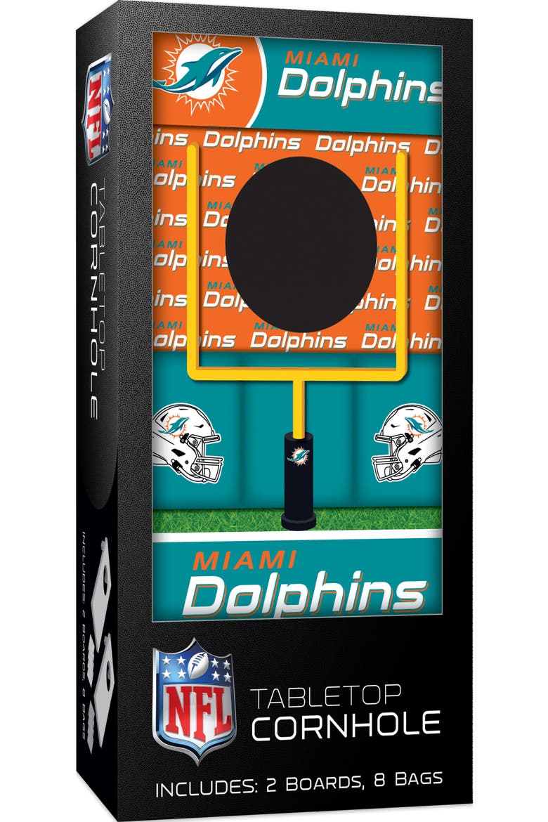 Miami Dolphins NFL Tabletop Cornhole, Main, color, Multicolor