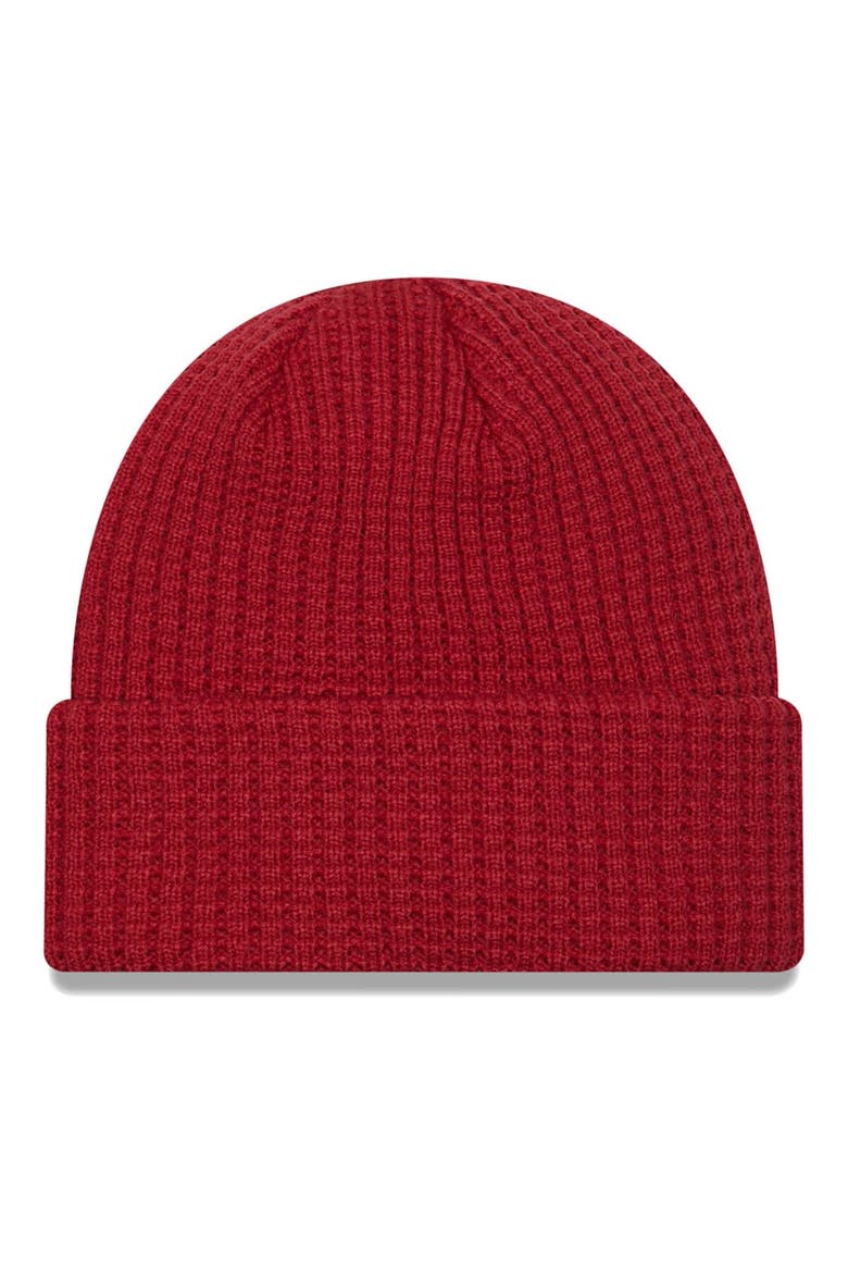 Men's New Era  Cardinal Arizona Cardinals Prime Cuffed Knit Hat, Alternate, color, Cardinal
