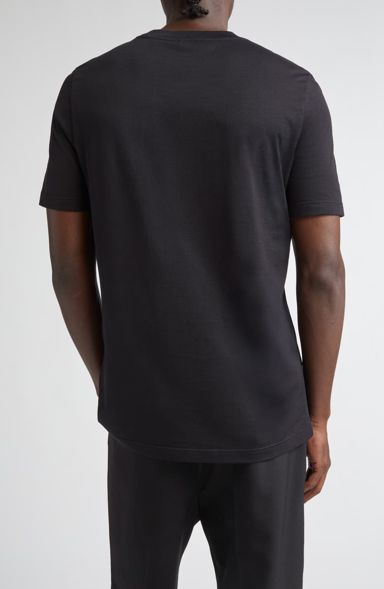 Marni Mending Logo Patch T-Shirt, Alternate, color, Black