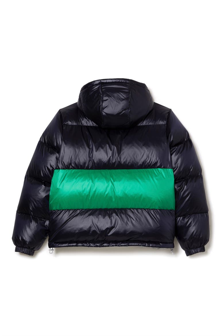 Reversible Hooded Puffer Jacket, Alternate, color, QIW ABIMES/ MULTICO-NIMBUS