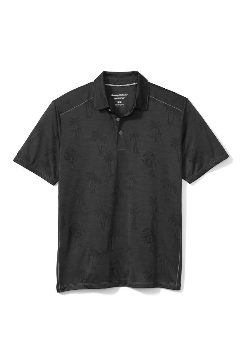 Palm Coast Palmera IslandZone® Recycled Polyester Polo, Alternate, color, BLACK
