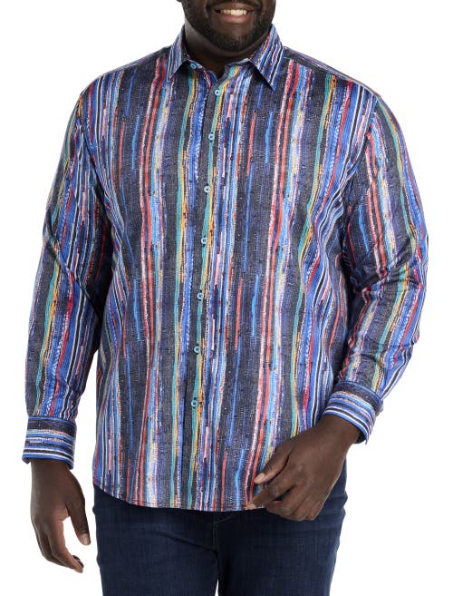 Robert Graham Big & Tall Baja Sport Shirt In Multi