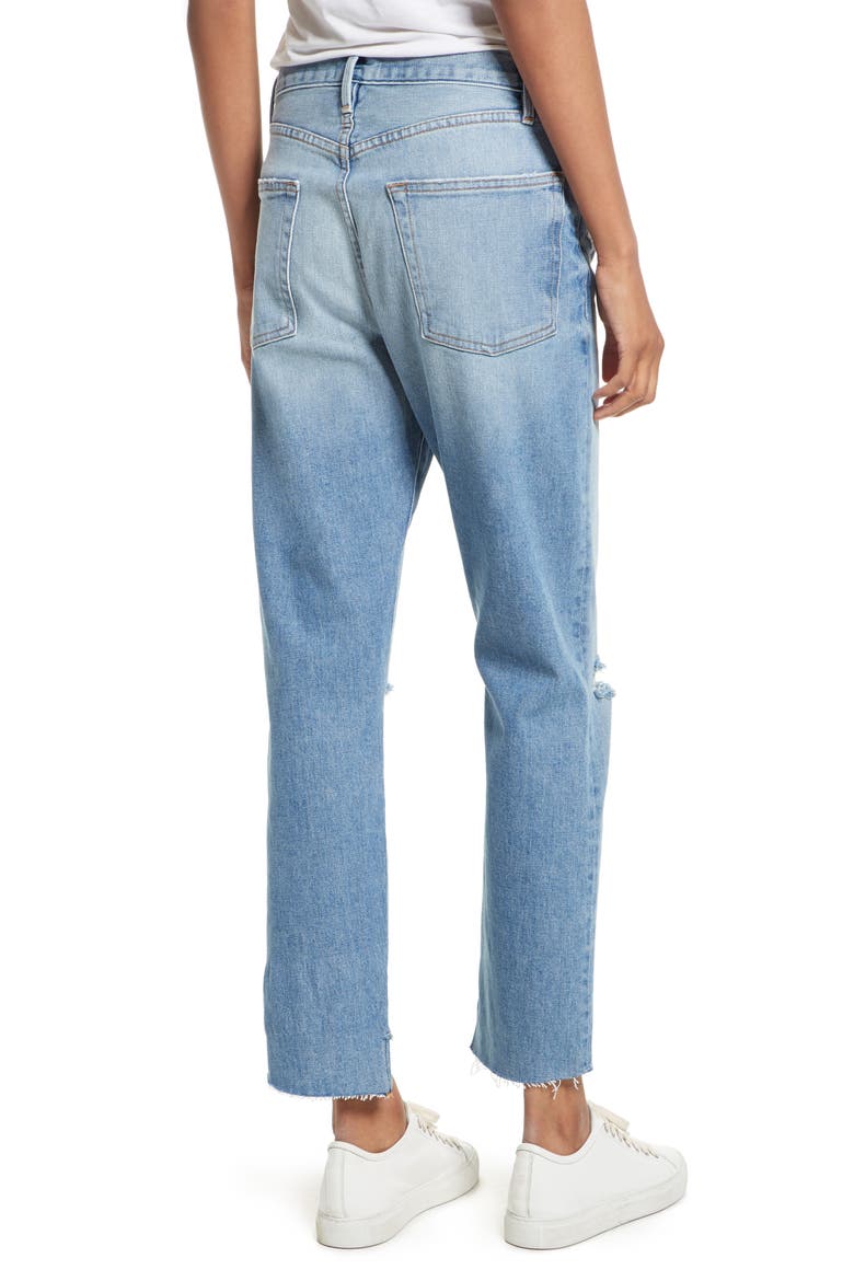Le Original Step Hem High Waist Jeans, Alternate, color, MCLANE