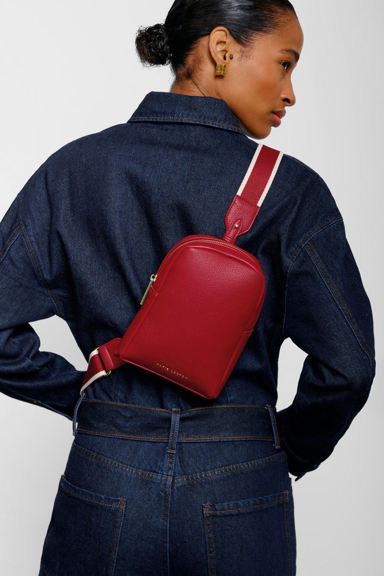 Kaite Sling Bag, Alternate, color, Garnet Red