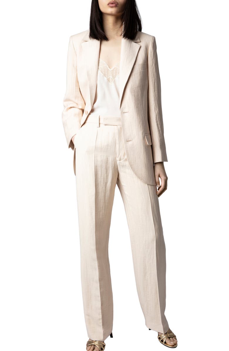 Zadig & Voltaire Two-Button Blazer, Alternate, color, 