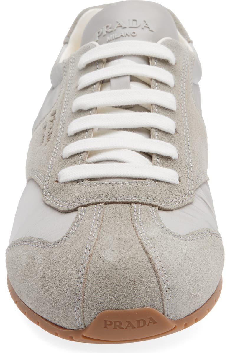 Prada Low Profile Sneaker, Alternate, color, Nube
