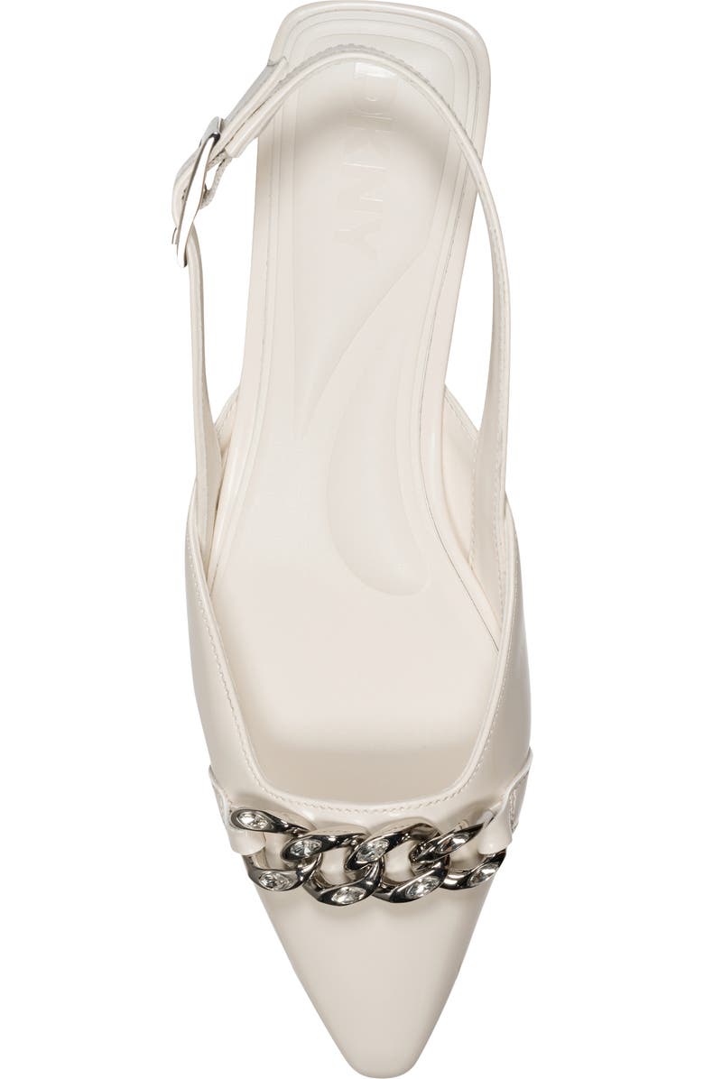 DKNY Cosetta Slingback Pointed Toe Flat, Alternate, color, Coconut