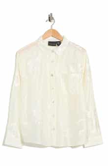Forgotten Grace Embroidered Button-Up Shirt