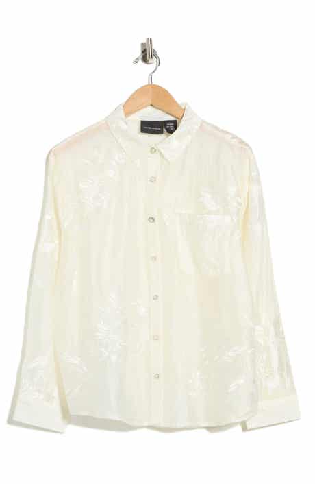 Forgotten Grace Embroidered Button-Up Shirt