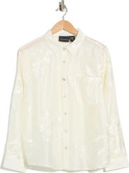 Forgotten Grace Embroidered Button-Up Shirt