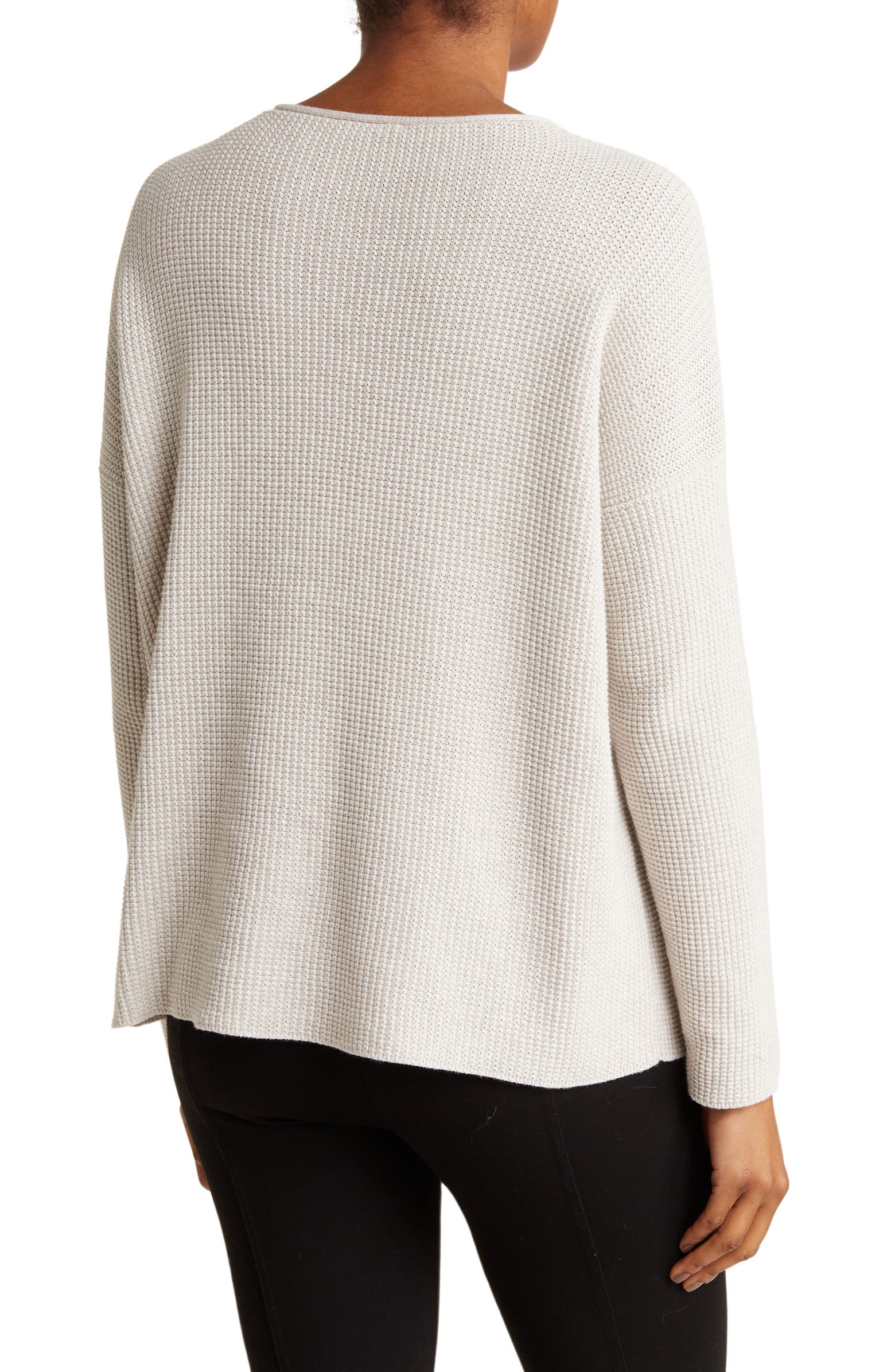Eileen Fisher Boxy Waffle Knit Sweater | Nordstromrack