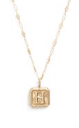 MIRANDA FRYE Harlow Initial Pendant Necklace