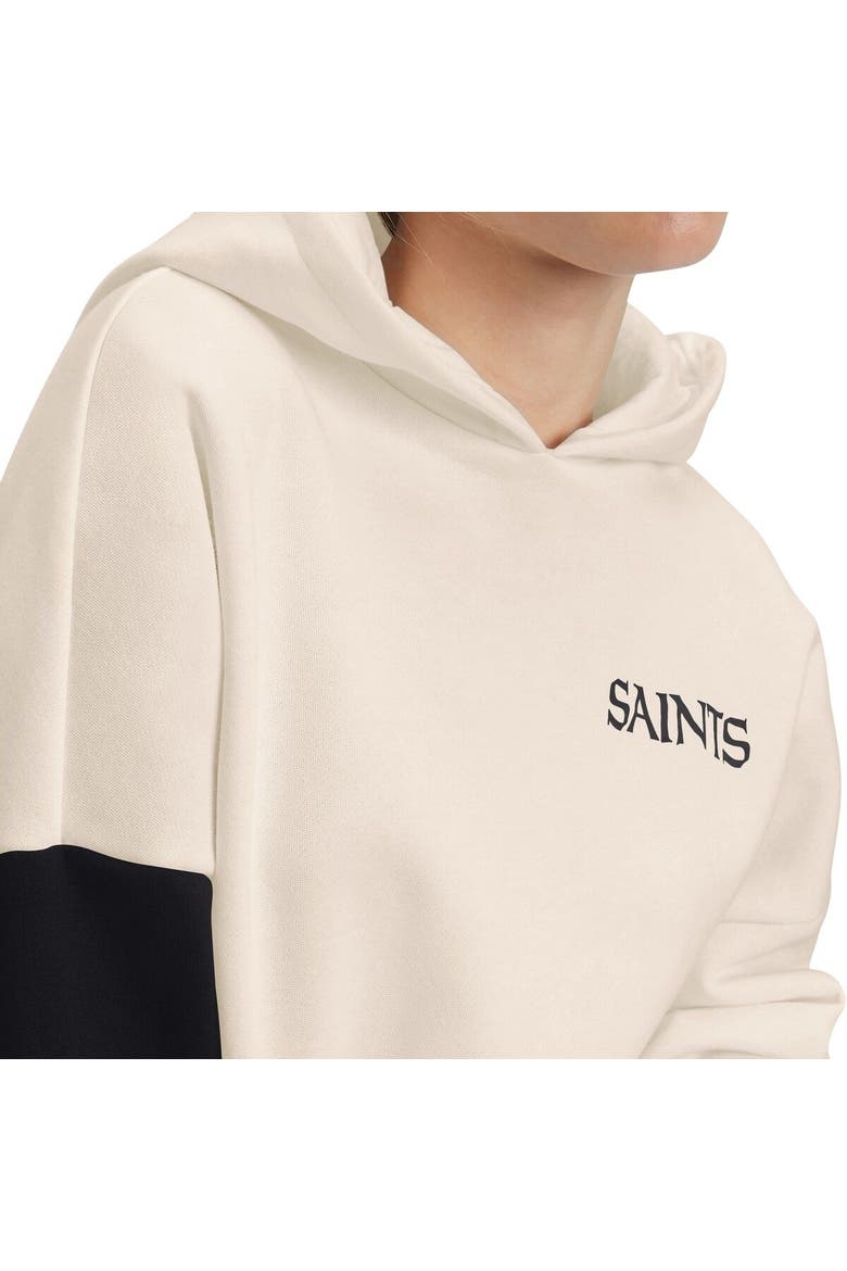 Women's Tommy Hilfiger Cream/Black New Orleans Saints Harriet Pullover Hoodie, Alternate, color, Cream