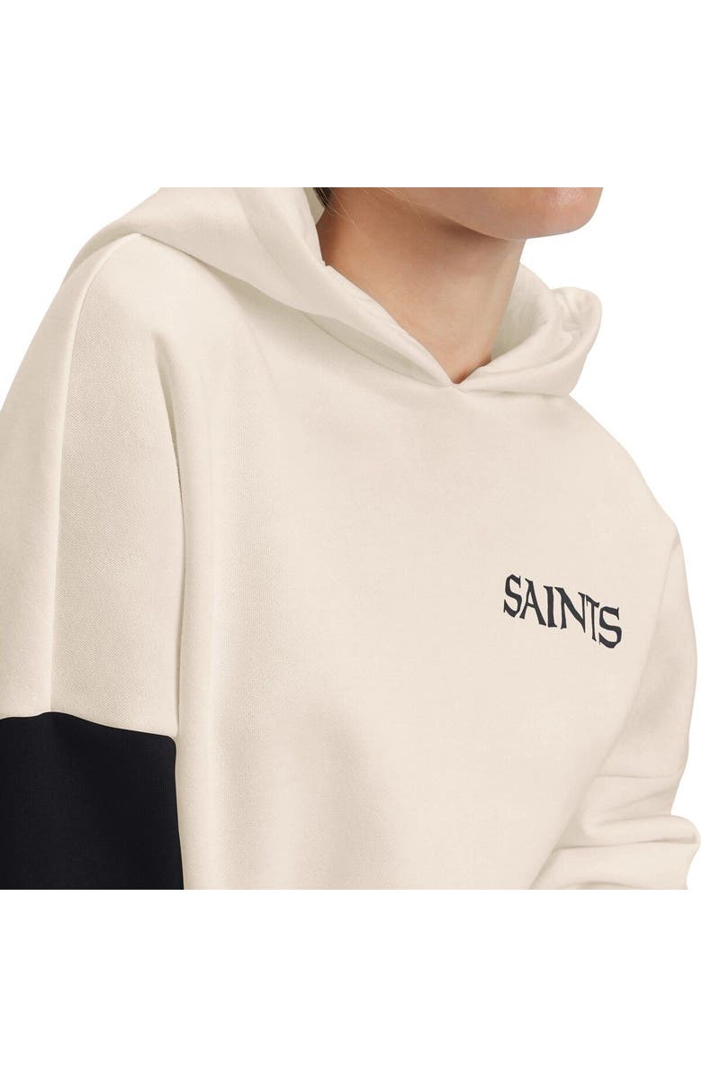 Tommy Hilfiger Women's Tommy Hilfiger Cream/Black New Orleans Saints Harriet Pullover Hoodie, Alternate, color, Cream